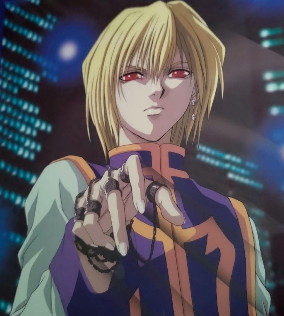 ハンターハンター 旧アニメ クラピカ クロロ クリスタルシート 二枚